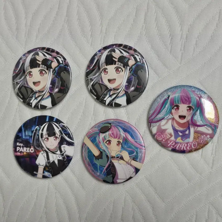 [BUNJANG] Bandori Pareo Can Badge Bundle Set / 뱅드림 파레오 캔뱃지 일괄