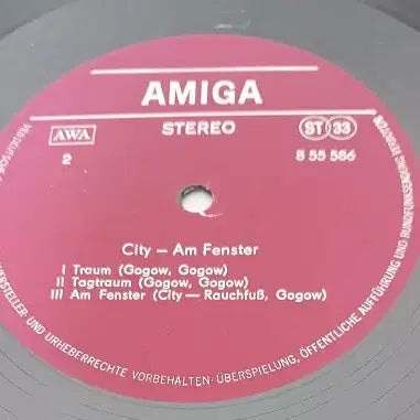 [BUNJANG] City Am Fenster (At The Window) 1978 German Original First Press Vinyl Record / City  " Am Fenster (창가에서) "_Germany 오리지널 초반