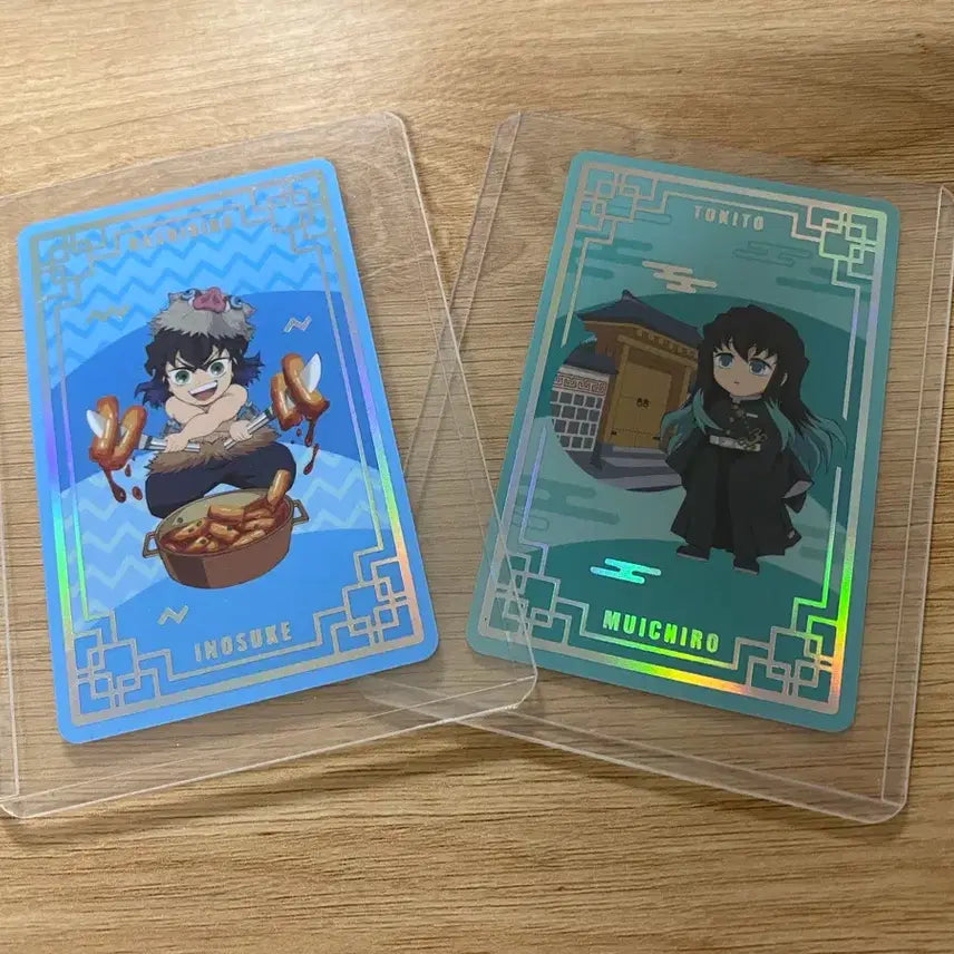 [BUNJANG] Demon Slayer Kimetsu no Yaiba Pop-Up VIP Exclusive Inosuke &amp; Muichiro Photocard / 귀멸의 칼날 전집중전 VIP 특전 포토카드 일괄