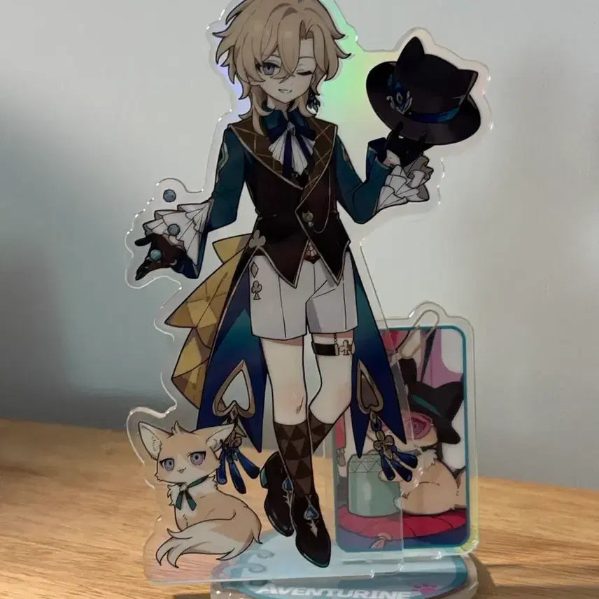 [BUNJANG] Genshin Impact Acheron Cat Acrylic Stand / 어벤츄린 고양이 아크릴스탠드