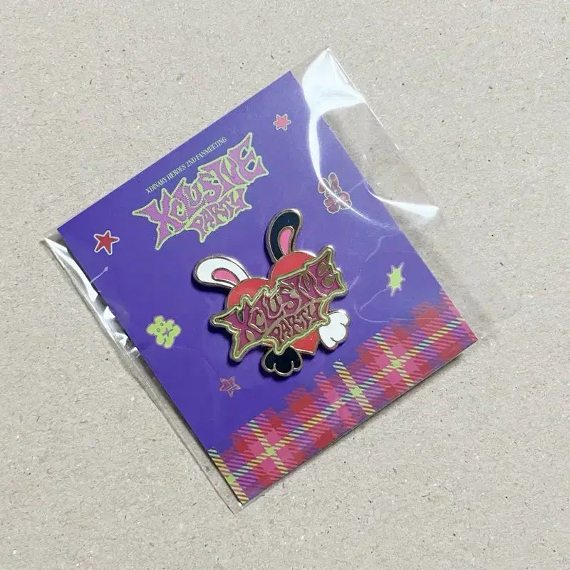 [BUNJANG] XDINARY HEROES 2nd Fan Meeting Logo Badge / 엑디즈 2기 팬미팅 뱃지