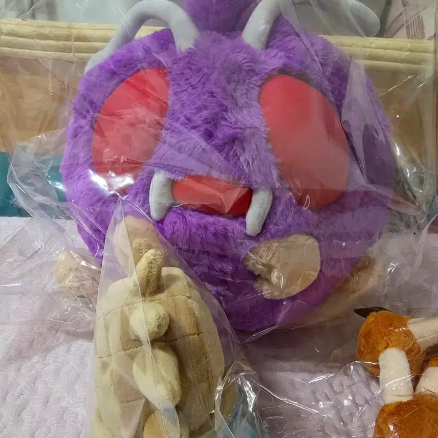 [BUNJANG] Pokemon Confag, Amaura, Dwebble Plush Bundle Set / 포켓몬스터 콘팡 암나이트 두트리오 인형 일괄