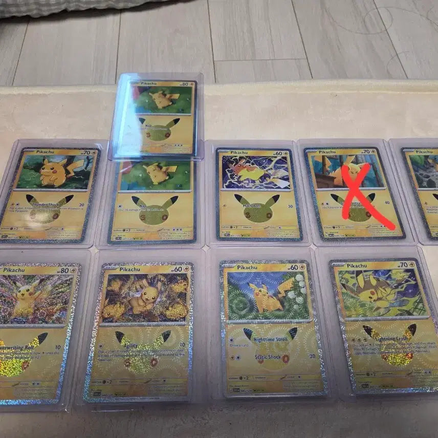 [BUNJANG] Pokemon TCG North American 30th Anniversary Pikachu Cards / 포켓몬카드) 북미 30주년 피카츄