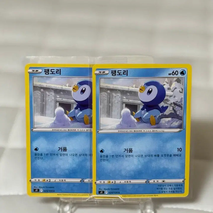 [BUNJANG] Starverse Piplup Card / [한판] 팽도리 카드 (스타버스)