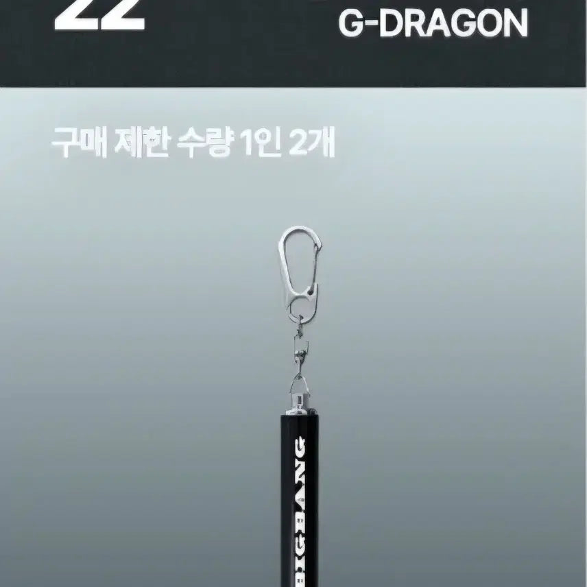 [BUNJANG] BIGBANG 20th Anniversary G-DRAGON LED Keychain (Sealed) / 빅뱅 20주년 LED 키링 G-DRAGON 미개봉