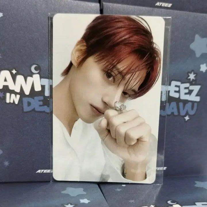 [BUNJANG] ATEEZ Wooyoung Aniteez in Dejavu Lucky Draw Photocard / 에이티즈 우영 5만원 특전 포카 Aniteez in Dejavu 애니티즈