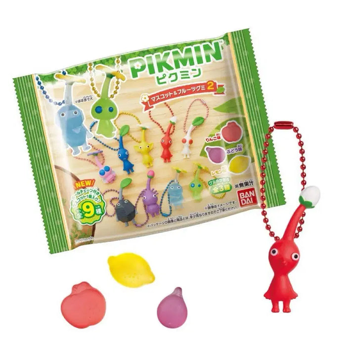 [BUNJANG] Bandai Pikmin Gummy Jelly Ice Pikmin Keyring / 반다이 피크민 구미 젤리 얼음 피크민 키링