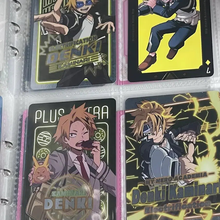 [BUNJANG] My Hero Academia Card Bundle Set - Kaminari, Todoroki, Hawks, Shinsou / 나히아 히로아카 카드 카미나리 토도로키 호크스 신소 일괄 판매