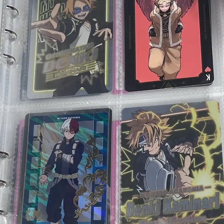 [BUNJANG] My Hero Academia Card Bundle Set - Kaminari, Todoroki, Hawks, Shinsou / 나히아 히로아카 카드 카미나리 토도로키 호크스 신소 일괄 판매