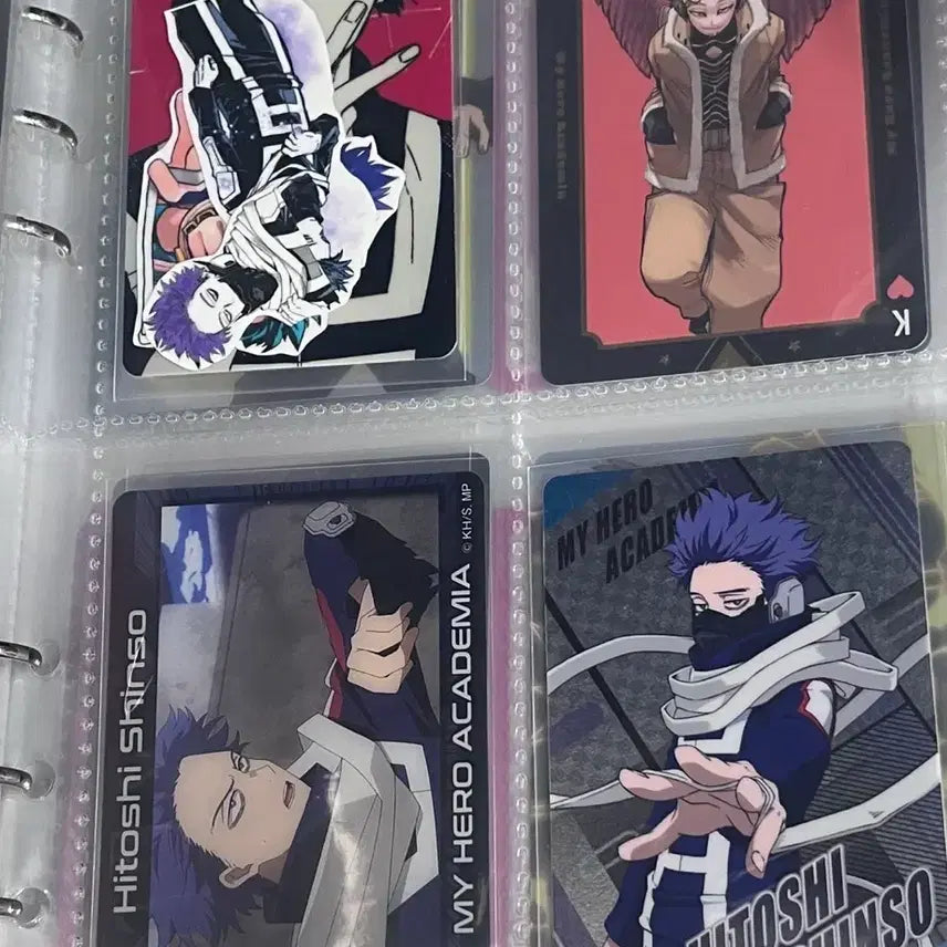 [BUNJANG] My Hero Academia Card Bundle Set - Kaminari, Todoroki, Hawks, Shinsou / 나히아 히로아카 카드 카미나리 토도로키 호크스 신소 일괄 판매