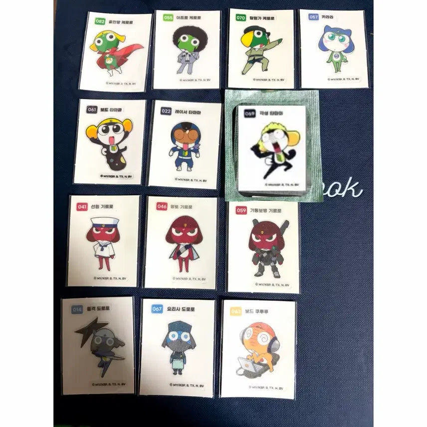[BUNJANG] Keroro Ttibusseal Bundle Set / 케로로 띠부씰 (일괄/개별)(교환가능)