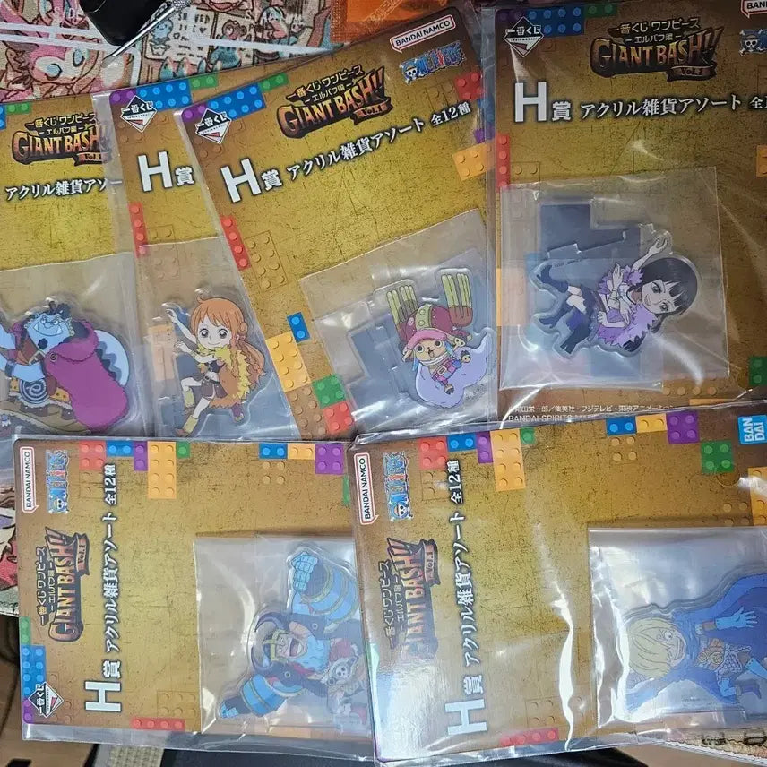 [BUNJANG] Ichiban Kuji One Piece Elbaf H Prize Acrylic Keyring Bundle Set / 제일복권 원피스 엘바프 H상 일괄