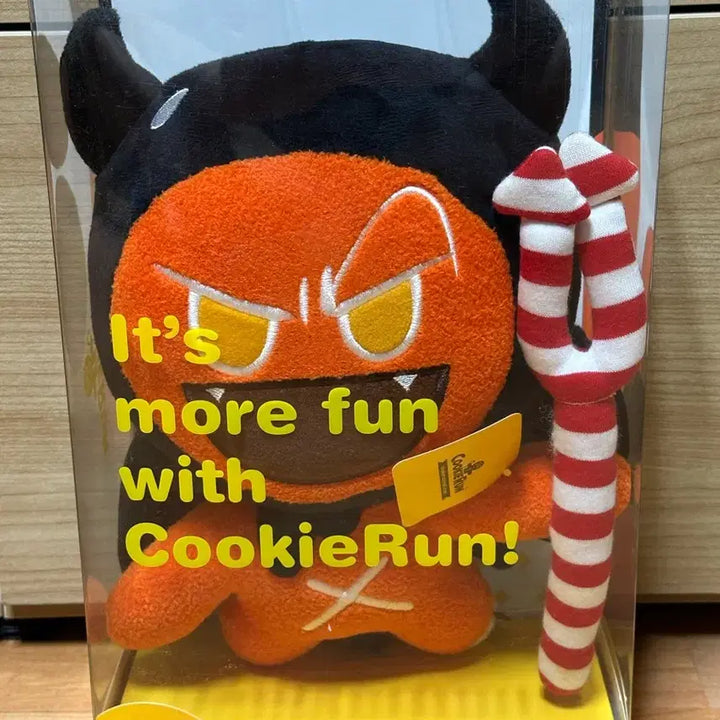 [BUNJANG] Cookie Run Classic Devil Cookie Plush Doll (Sealed) / 쿠키런 고전 악마맛 쿠키 인형 미개봉 새상품