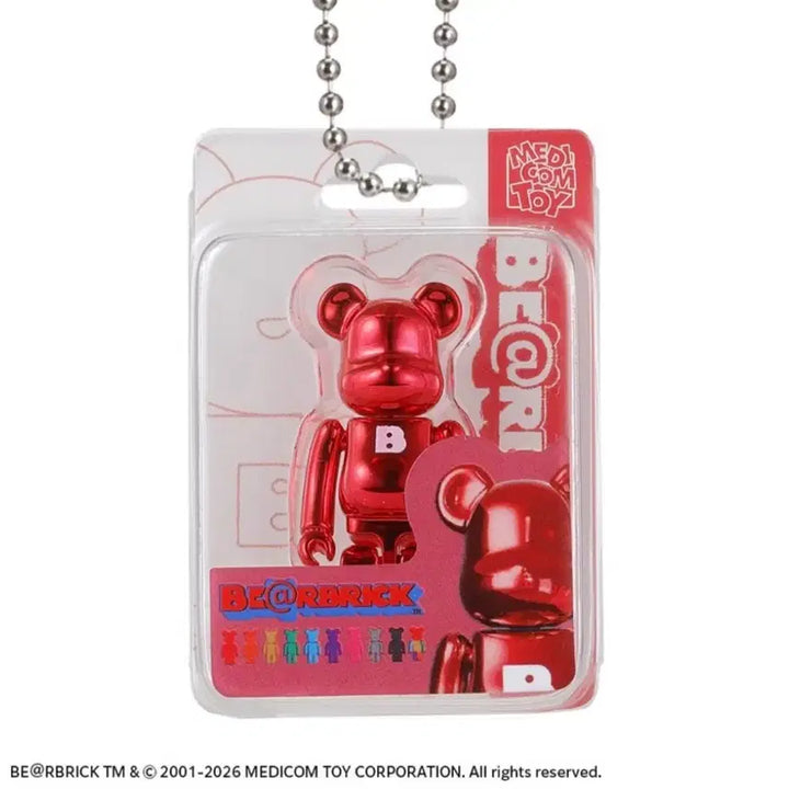 [BUNJANG] Medicom Toy Bearbrick Gacha Package Charm Collection Series 3 Capsule Toy Red Silver Bundle Set / (미개봉 일괄) 베어브릭 가챠 패키지 참 컬렉션 3탄 캡슐토이 뽑기 레드 실버