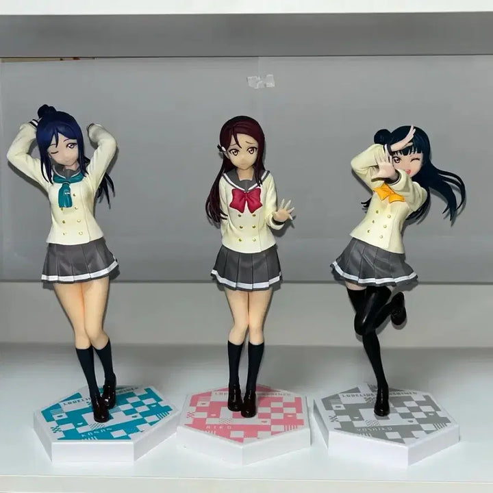 [BUNJANG] Love Live! Sunshine!! SSS Figures (Kanan, Riko, Yoshiko) Bundle Set / (3개일괄) 러브라이브 선샤인 SSS피규어 카난,리코,요시코(박스1개O,2개X)