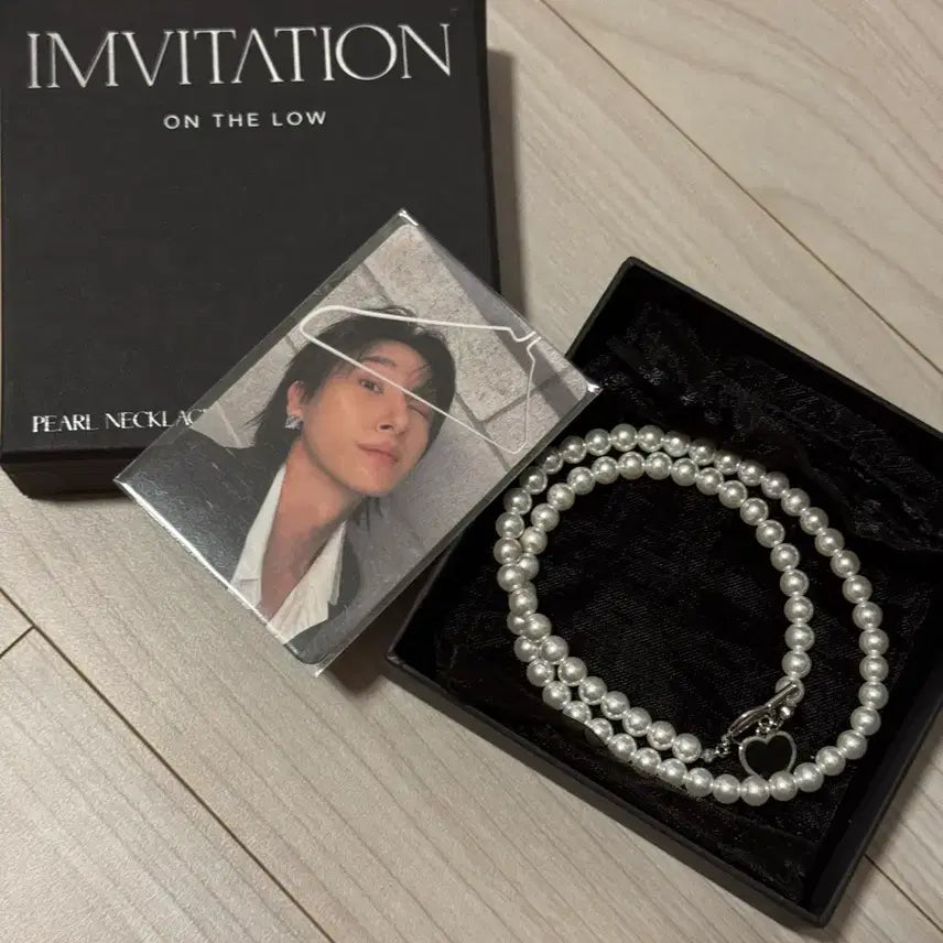 [BUNJANG] MONSTA X I.M Changkyun Invitation Pearl Necklace / 아이엠 몬스타엑스 창균 임비테이션 진주 목걸이