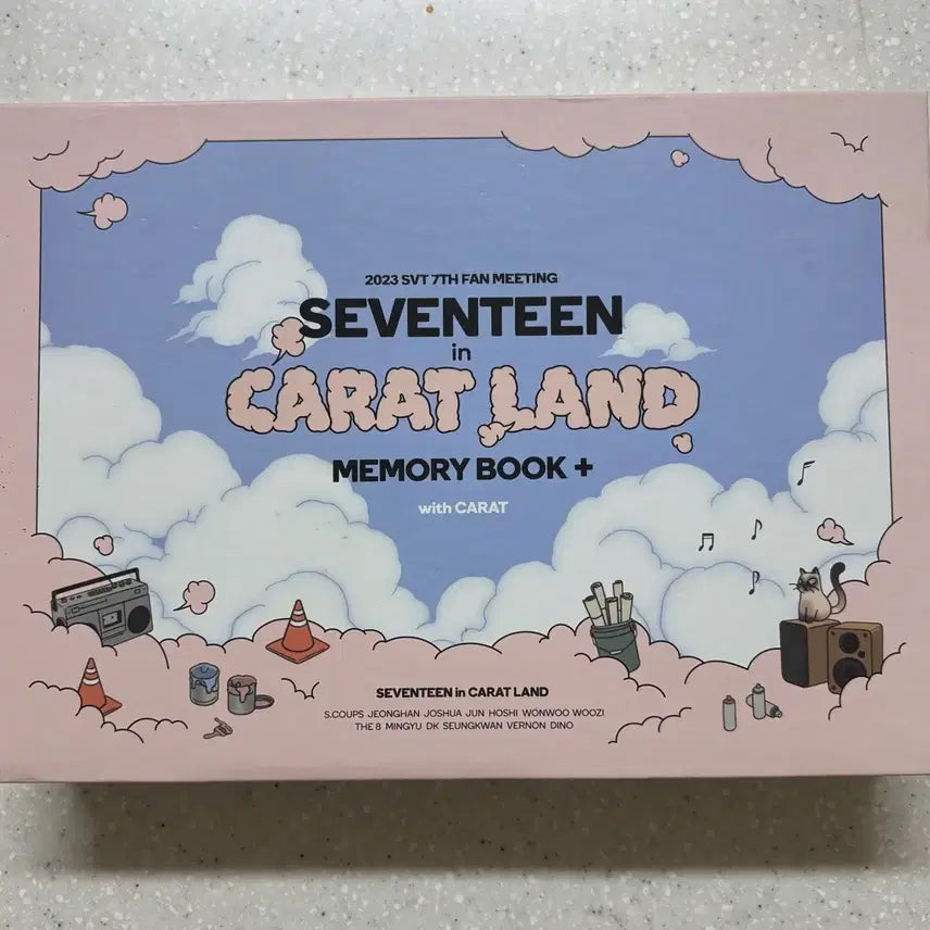 [BUNJANG] SEVENTEEN 2023 CARATLAND Memory Book Full Box / 세븐틴 캐럿랜드 메모리북+ 풀박스