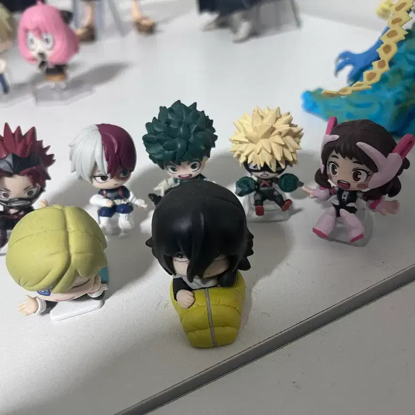 [BUNJANG] My Hero Academia Clear Poster Figure Bundle Set / 나의 히어로 아카데미아 클리어 포스터 피규어 굿즈 일괄