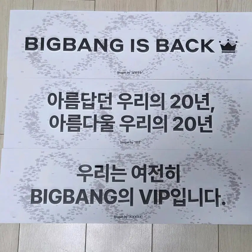 [BUNJANG] BIGBANG Concert Slogan + Raincoat Bundle Set / 빅뱅콘서트 첫중막콘 슬로건+우비 세트 양도합니다