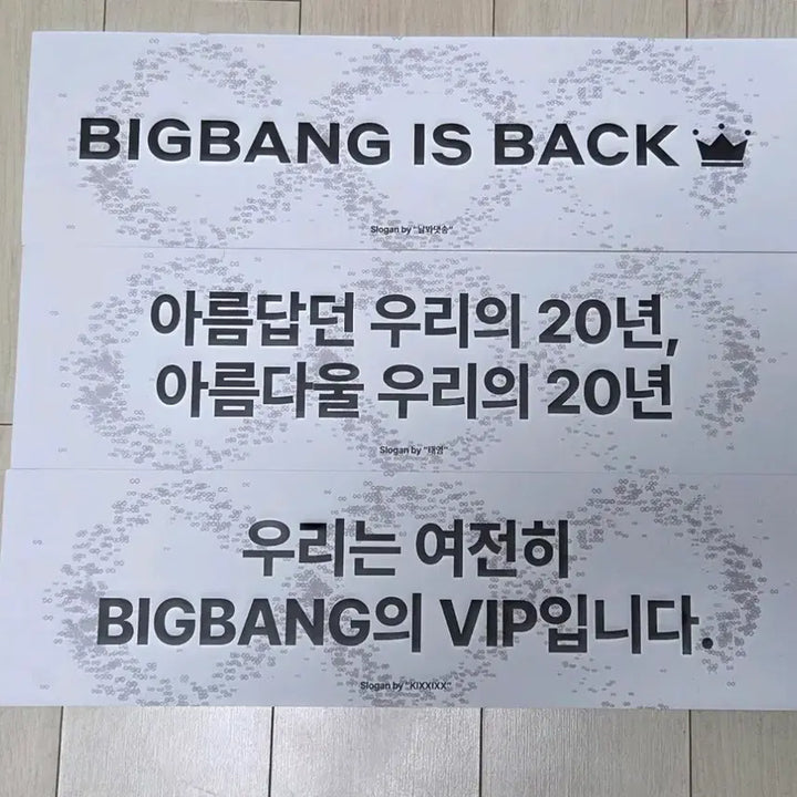 [BUNJANG] BIGBANG Concert Slogan + Raincoat Bundle Set / 빅뱅콘서트 첫중막콘 슬로건+우비 세트 양도합니다