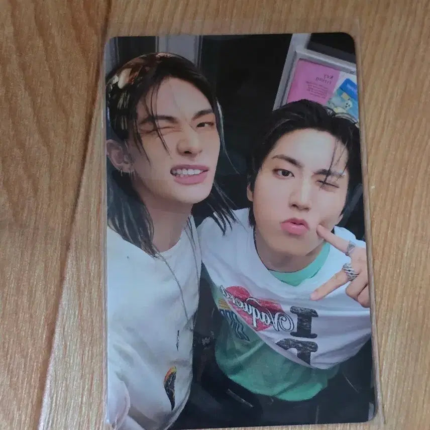 [BUNJANG] Stray Kids SKZOO DIS₊PET POP-UP Mesh Long Sleeve Hyunjin Jisung Photocard / 스키즈 디스앤댓 팝업 매쉬롱슬리브 현진지성 포카