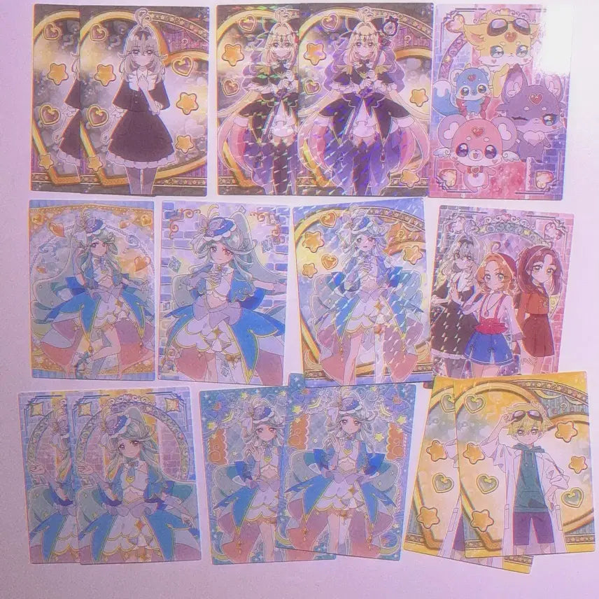 [BUNJANG] Detective Precure Arcana + Eclairs Ruruka Curea Trading Card Bundle Set / 명탐정 프리큐어 탐프리 아르카나 + 에클레르 루루카 쿠레아 트레이딩 카드 일괄