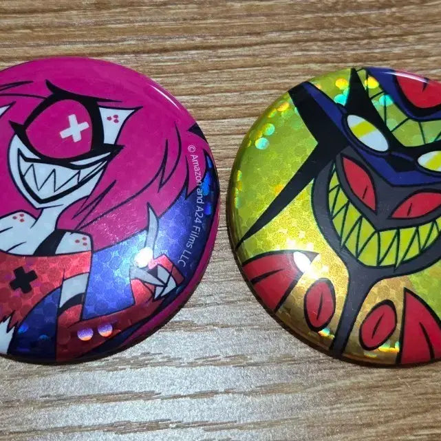 [BUNJANG] Hazbin Hotel Can Badge Set / 해즈빈 호텔 캔뱃지 2개 세트