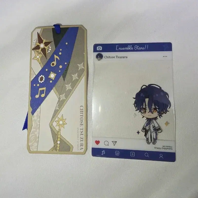 [BUNJANG] Ensemble Stars! 10th Anniversary Spotlight on Stage Mogul Pop-up - Melody Melty Clear Photocard Bookmark Bundle (Tsuzura Chitose) / 앙스타 10주년 스포트라이트 온 스테이지 모펀 팝업 7만원 특전 투명 포카 책갈피 일괄 츠즈라 치토세 멜로디어스 멜디