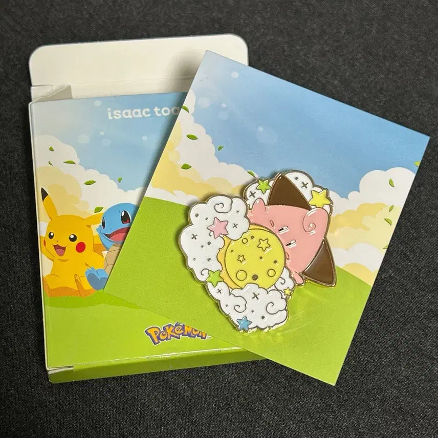 [BUNJANG] Pokemon Isak Toast Pipi Badge / 포켓몬스터 이삭토스트 뱃지 삐삐