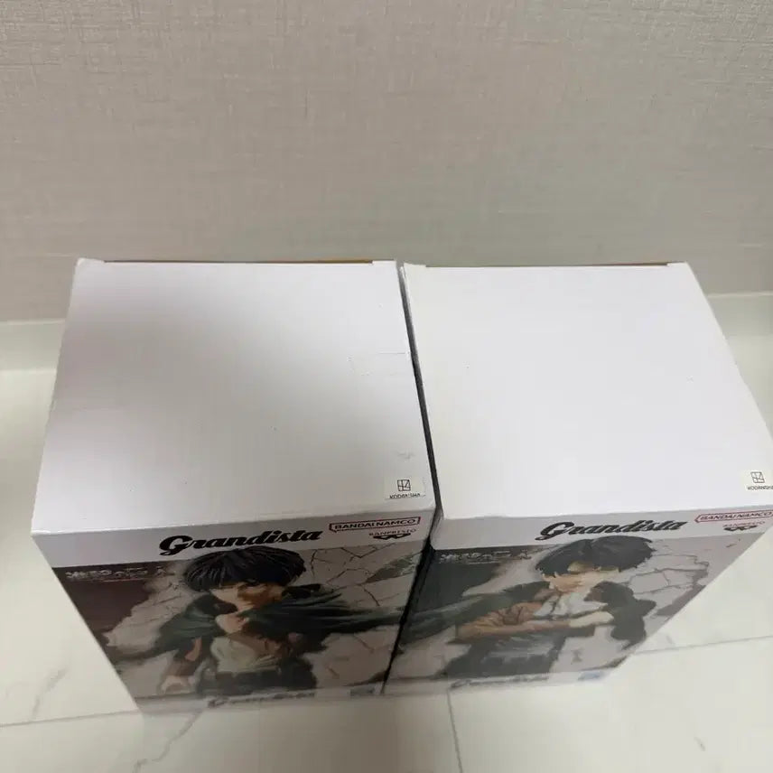 [BUNJANG] Banpresto Attack on Titan Grandista Series Levi Ackerman &amp; Eren Yeager Figures / 반프레스토의 진격의 거인 그란디스타 시리즈 피규어 리바이 아커만과 에렌 예거