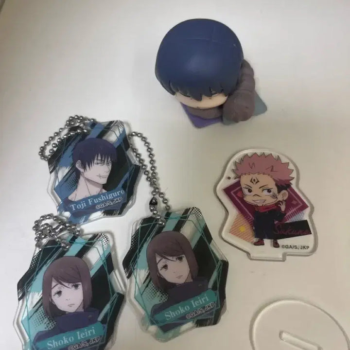 [BUNJANG] Toji Fushiguro Onemutan &amp; Acrylic Keychain Bundle Set / 주술회전 토우지 오네무탄, 아크릴 키링 등 일괄 판매