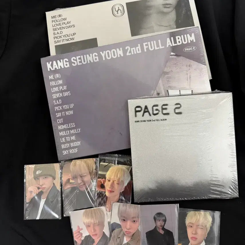 [BUNJANG] Yoon ‘PAGE 2’ 2nd Album &amp; Photocard Set / 강승윤 2집 PAGE2 앨범과 포토카드 세트