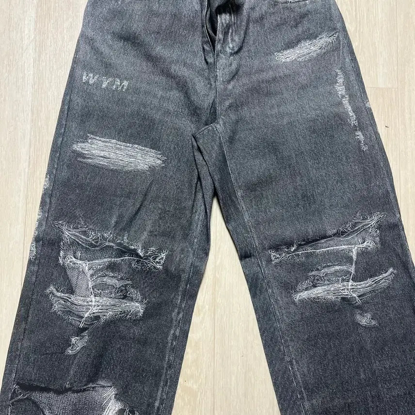 [BUNJANG] Wooyoungmi Vintage Black Jeans / 우영미 바지