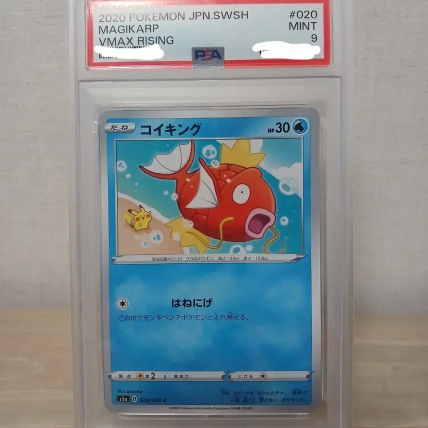 [BUNJANG] Pokemon Card Japanese Kanahei Magikarp PSA 9 / 포켓몬카드 일판 카나헤이 잉어킹 PSA 9