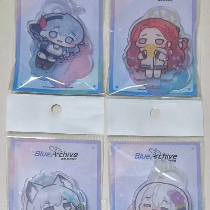 [BUNJANG] Blue Archive 4 Types Acrylic Stand (Aniplex) - Sealed / 미개봉) 블루아카이브 아크릴 스탠드 4종 (애니플러스)
