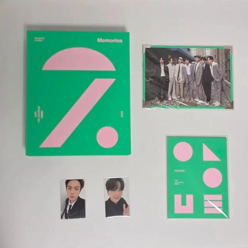 [BUNJANG] BTS Jin Suga Memories 2020 DVD Photocard Bundle Set / 포카 2장) 석진 슈가 메모리즈 2020 방탄 momories bts jin suga dvd 디비디