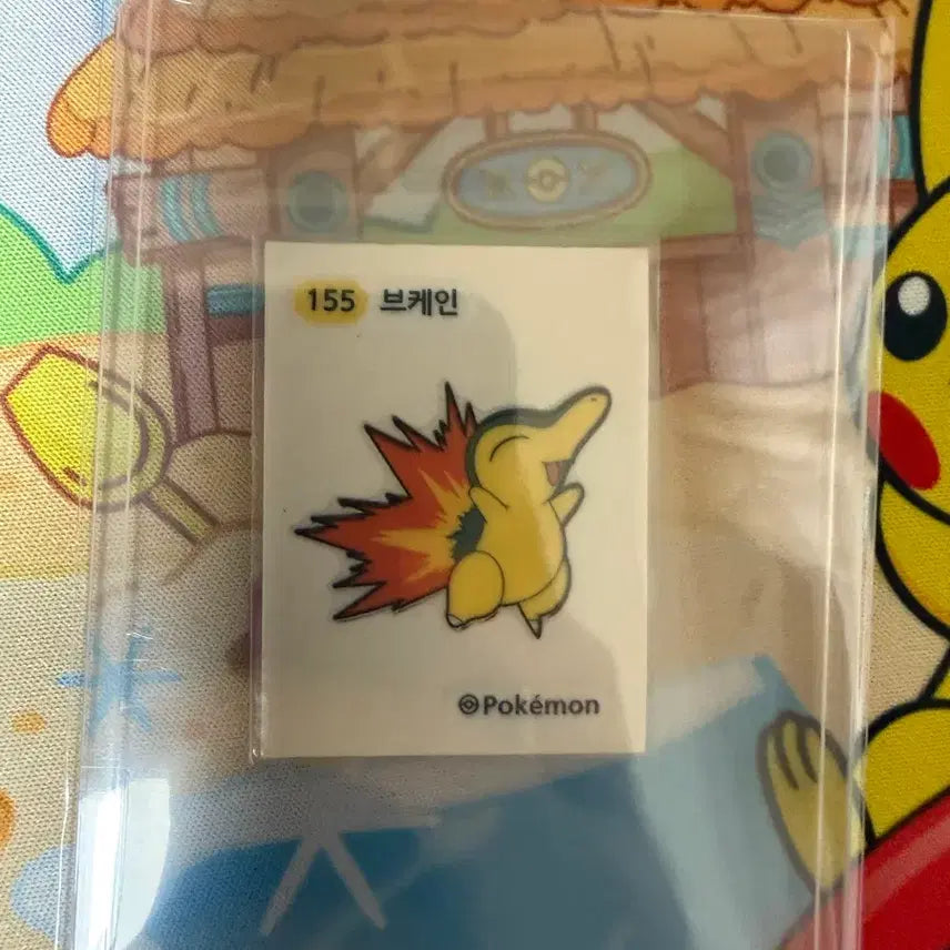 [BUNJANG] Pokemon Sticker - Quilava / 포켓몬스터 띠부씰 - 브케인