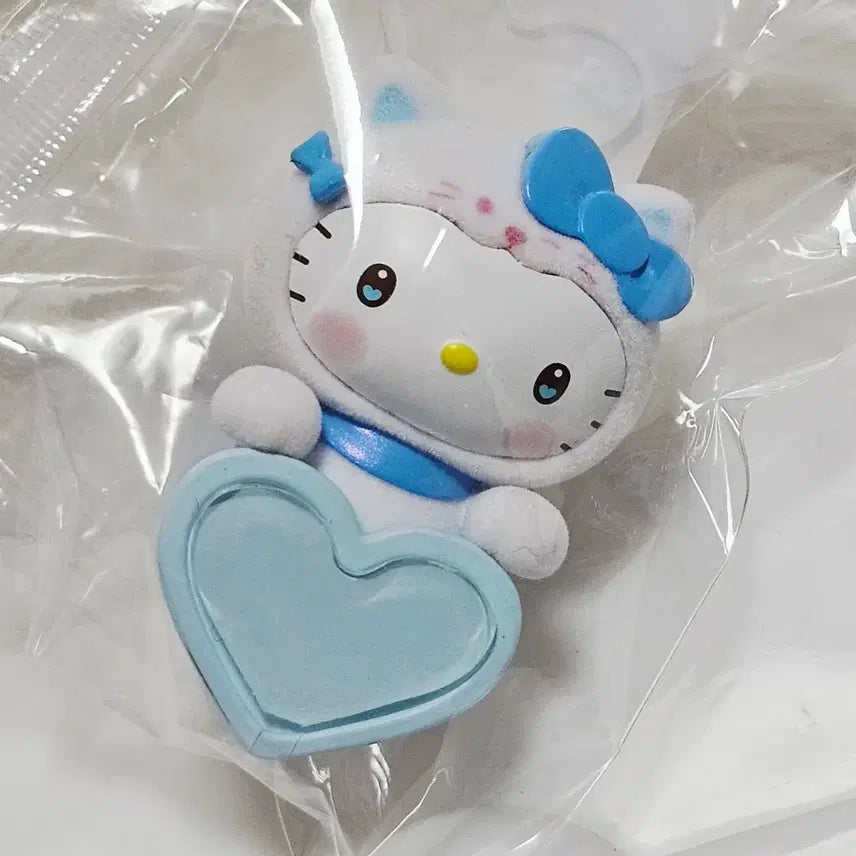 [BUNJANG] Sanrio Hello Kitty Blue Heart Figure / 산리오 헬로키티 블루하트 히퍼