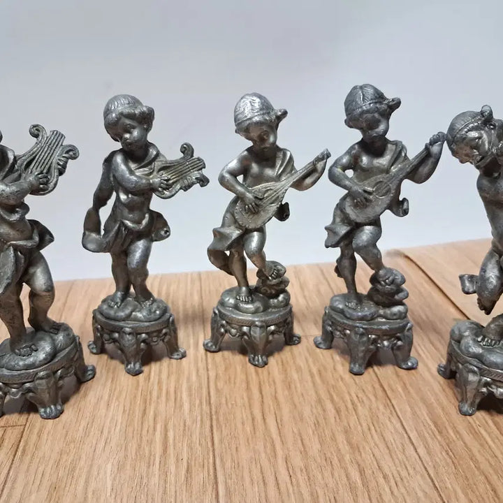 [BUNJANG] Vintage Ballet Dancer Figurines Set (Set of 5) / (3) 빈티지,악대 장식품,높이14~15센티 (5개 총무게2.5키로) 세월의 흔적 있어요