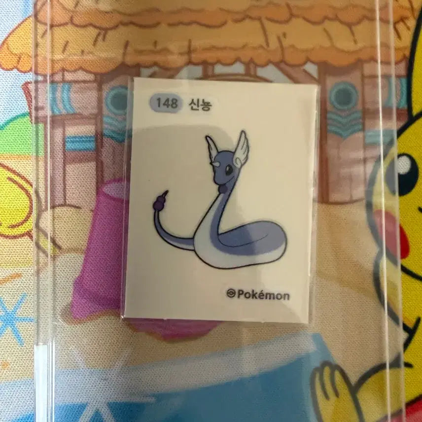 [BUNJANG] Pokemon Sticker (Tteubosil) - Shinnyong / 포켓몬스터 띠부씰 - 신뇽