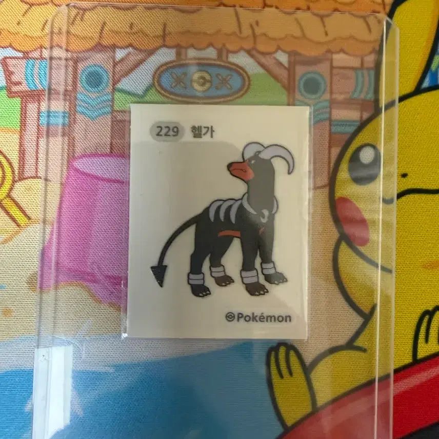[BUNJANG] Pokemon Sticker - Houndoom / 포켓몬스터 띠부씰 - 헬가
