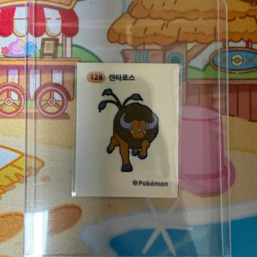 [BUNJANG] Pokemon Panini Sticker - Tauros / 포켓몬스터 띠부씰 - 켄타로스