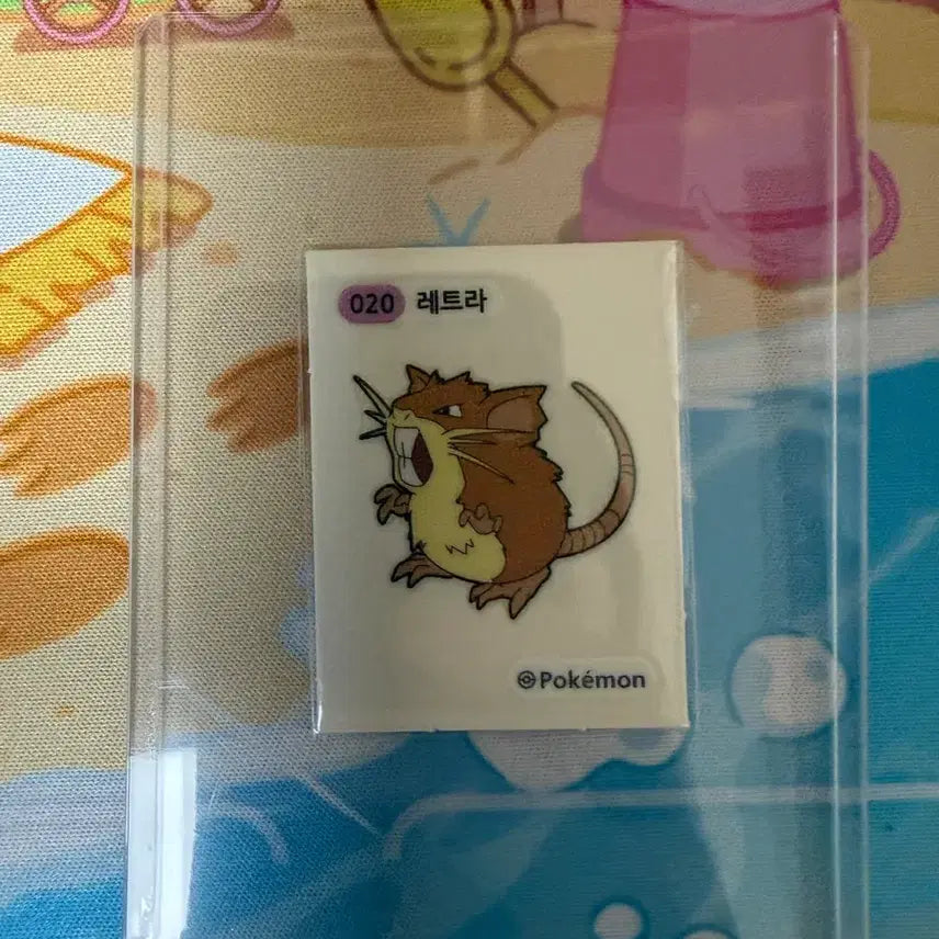 [BUNJANG] Pokemon Sticker - Rattata / 포켓몬스터 띠부씰 - 레트라