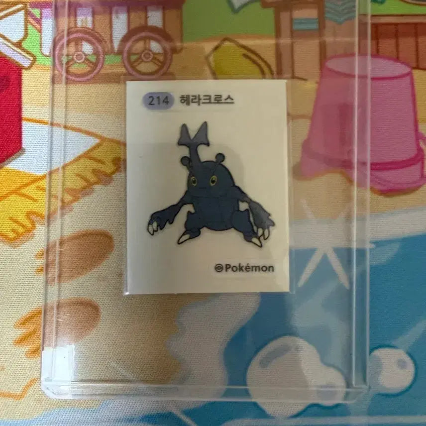[BUNJANG] Pokemon Sticker - Heracross / 포켓몬스터 띠부씰 - 헤라크로스