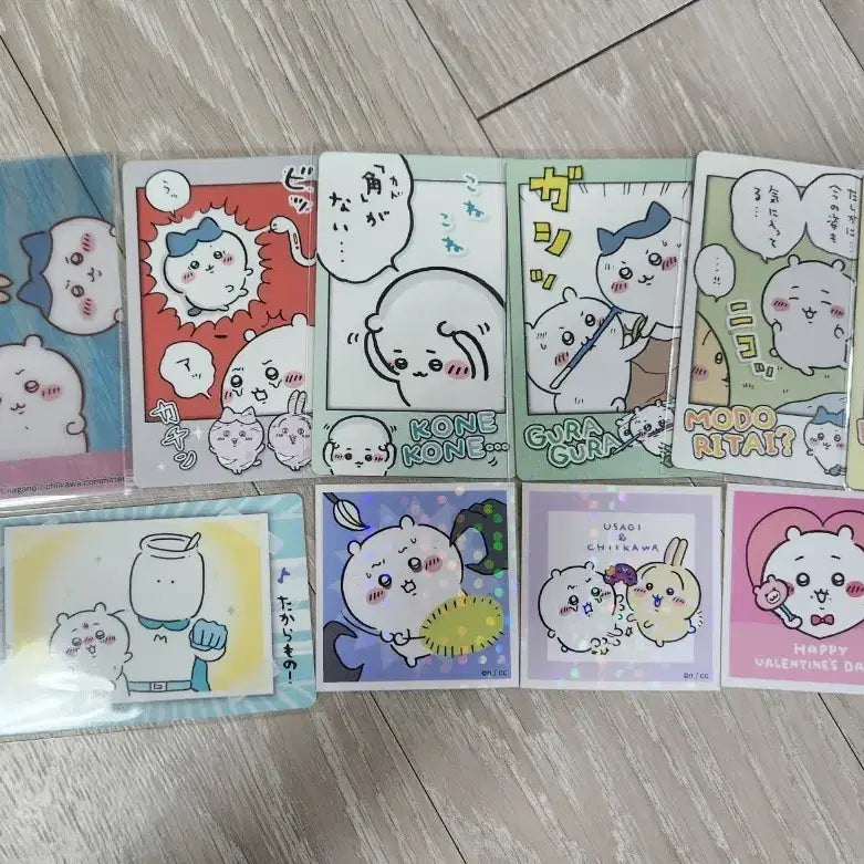 [BUNJANG] Chiikawa Clear Card, Snap Maid, Sticker Bundle Set / 먼작귀 치이카와 클리어카드, 스냅마이드, 스티커 일괄