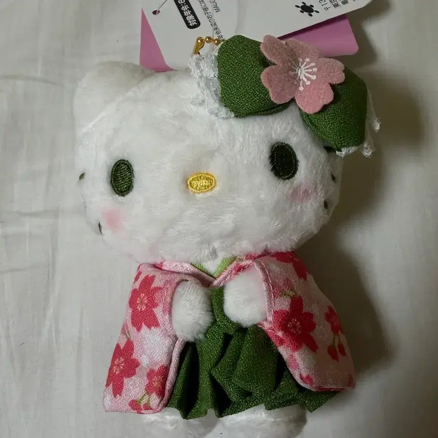 [BUNJANG] Matcha Kyoto Kitty Keychain - Authentic / 말차 교토 키티 키링 정품