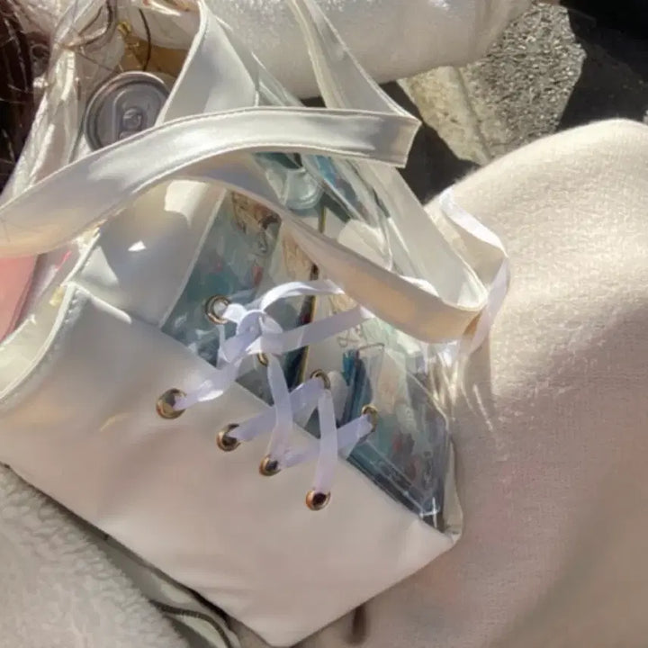 [BUNJANG] White Ita Bag / 화이트 이타백