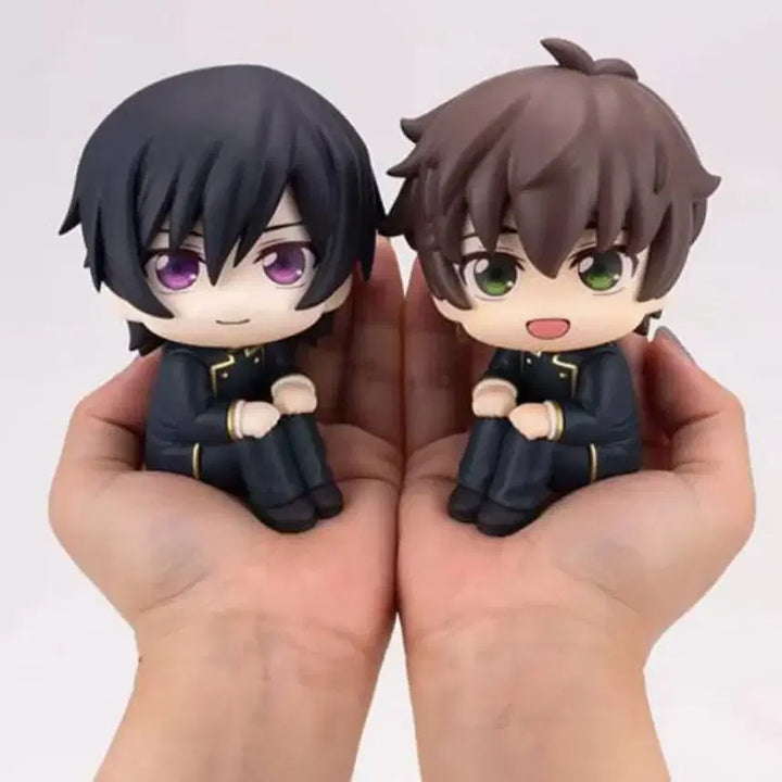 [BUNJANG] Code Geass Lelouch &amp; Suzaku Lookup Figure with Exclusive Cushion (Sealed) / 코드기어스 를르슈 스자쿠 룩업 피규어 특전 방석 포함 미개봉