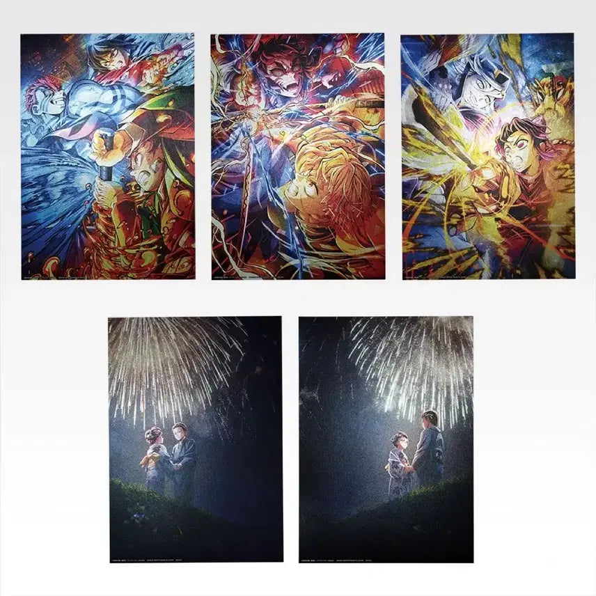 [BUNJANG] Demon Slayer Upper Rank 2 Ichiban Kuji E Prize Poster Full Set / 귀멸의 칼날 상현2 제일복권 쿠지 E상 포스터 풀세트