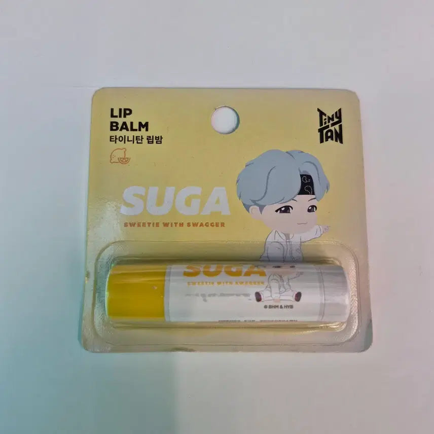 [BUNJANG] TinyTAN J-Hope &amp; Suga Lip Balm Bundle Set / 타이니탄 립밤 제이홉 슈가 립밤 2종 일괄